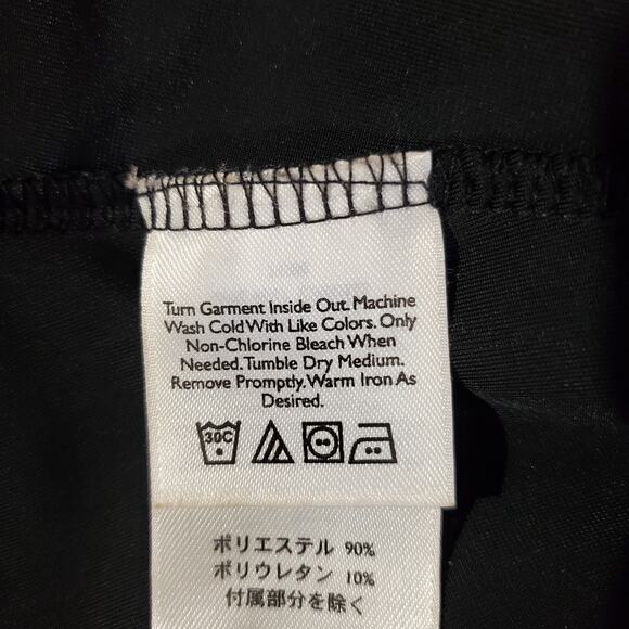 Eddie Bauer Smocked Black Velour Crossover Surplice Neck Midi Dress Womens LP - Picture 8 of 11